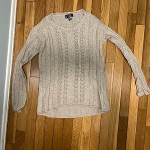 Tan maternity sweater